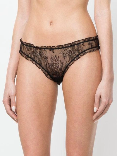 Shop Love Stories Lolita Lace Briefs In Black