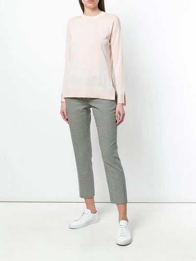 Shop Theory Round Neck Jumper - Pink