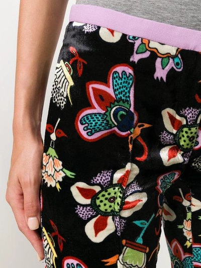 Shop Valentino Popflower Grande Print Trousers - Multicolour