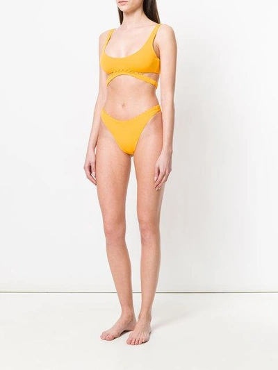 Shop Sian Swimwear Liliana Two-piece Bikini In Yellow