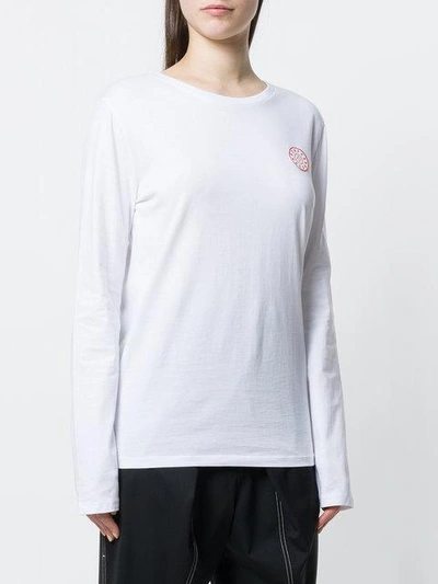 Shop A.f.vandevorst Longsleeved T In White