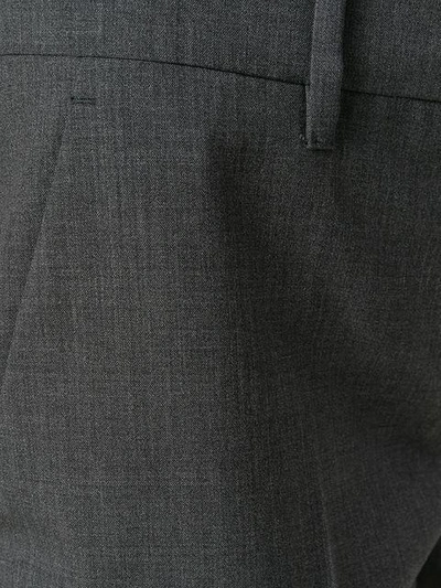Shop Prada Cropped Trousers - Grey