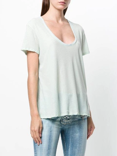 Shop Ben Taverniti Unravel Project Distressed Detail T In Green