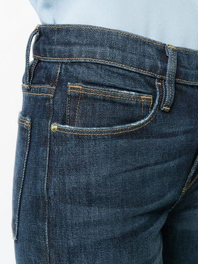 Shop Frame Le Nouveau Straight Leg Jeans - Blue