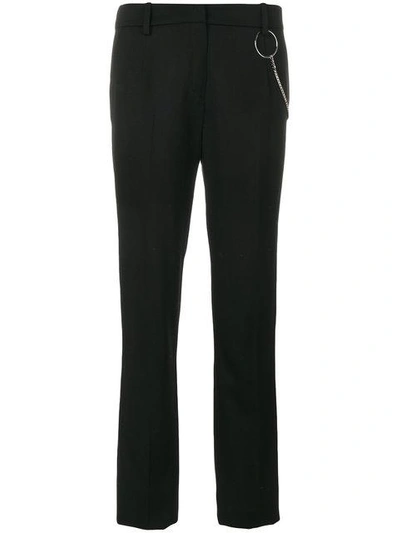 Shop Mugler Tailored Trousers - Black