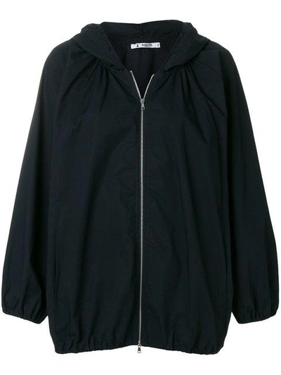 Shop Barena Venezia Hooded Oversized Jacket