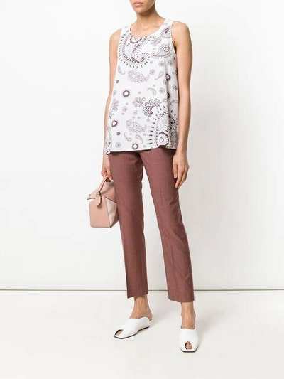 Shop Hemisphere Paisley Print Blouse - Neutrals