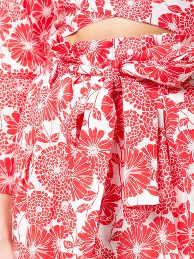 Shop Lisa Marie Fernandez Paper Bag Shorts In Red