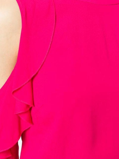 Shop Pinko Cut Out Shoulder Top In Pink