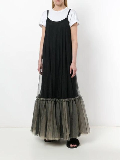 Shop Gina Tulle Maxi Dress - Black