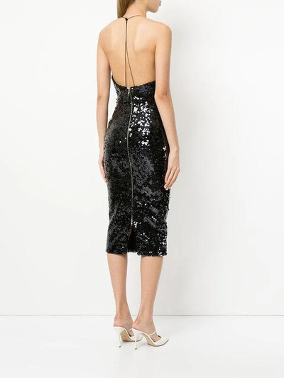 Shop Alex Perry Alexa Alter Dress In Black