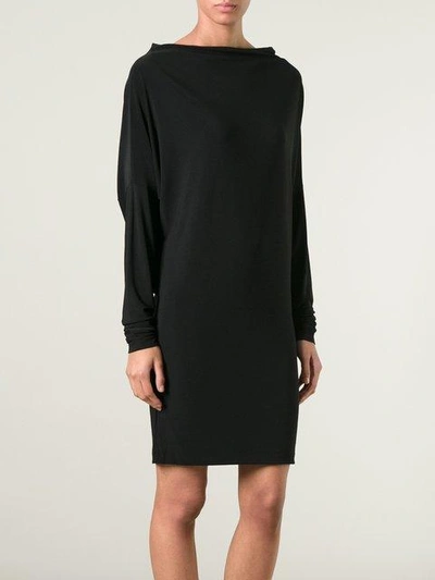 Shop Norma Kamali 'transformer 3' Dress In Black