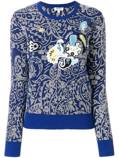 Shop Kenzo Printed Sweater