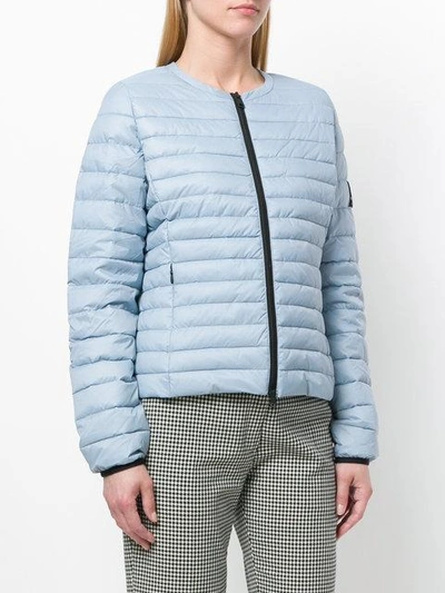 Shop Ecoalf Puffer Jacket - Blue