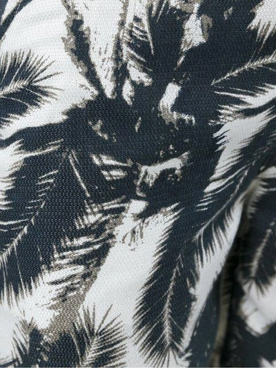 Shop Steffen Schraut Palm Print Bermuda - Black