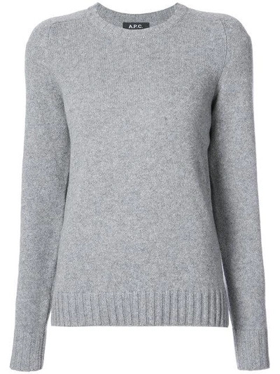 Shop Apc Classic Fitted Sweater
