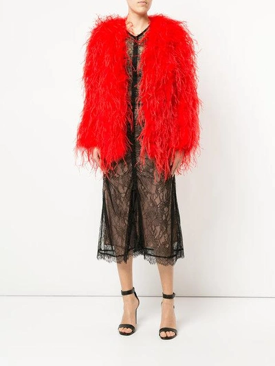 Shop Alice Mccall Lady Bird Coat In Red