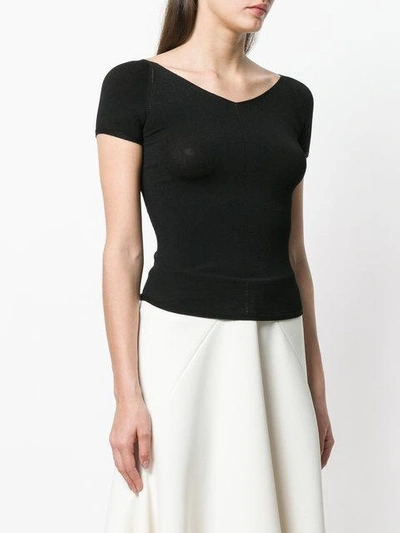 Shop Lemaire Fitted Bardot Top