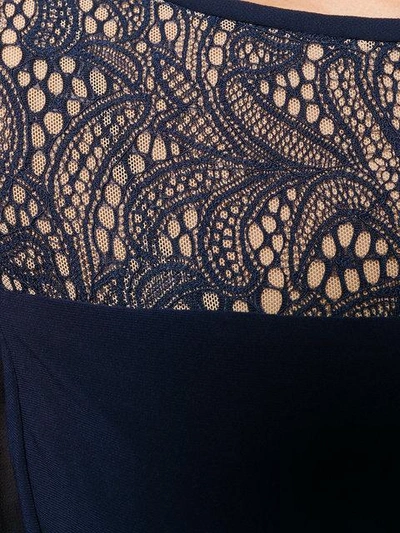 Shop Ralph Lauren Lace Panel Detail Dress