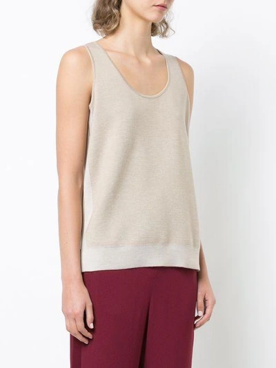 Shop Maison Ullens Travel Knit Top In Brown