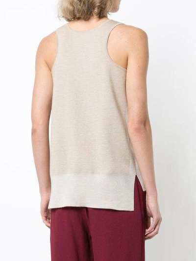 Shop Maison Ullens Travel Knit Top In Brown