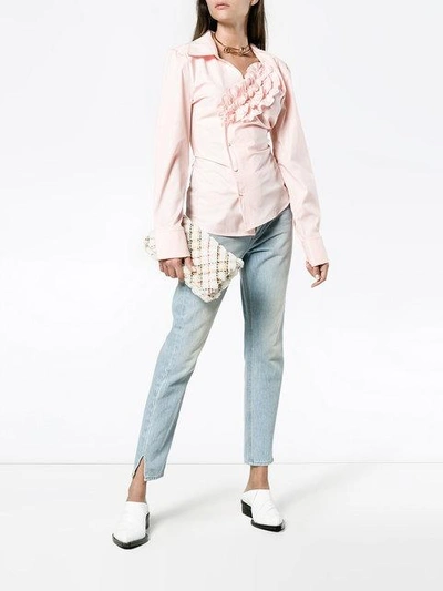 Shop Jacquemus La Chemise Seville Shirt In Pink