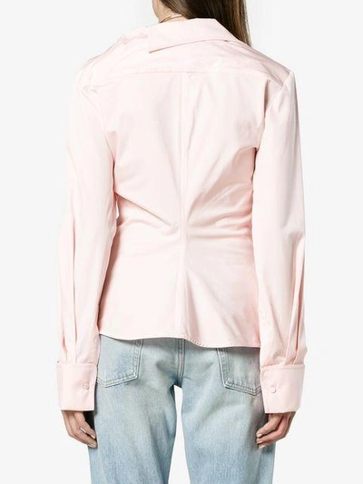 Shop Jacquemus La Chemise Seville Shirt In Pink