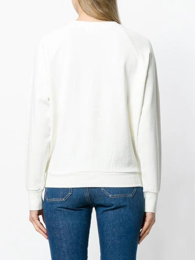 Shop Frame Logo Sweatshirt - White