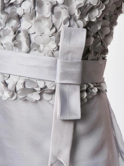 Gloria Coelho Silk Gown In Grey