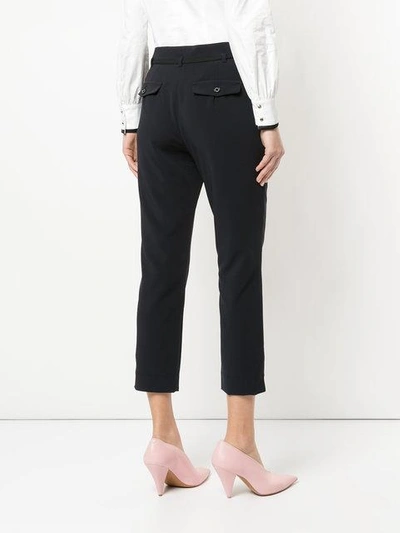 Shop Guild Prime Belted Tailored Trousers In Blue
