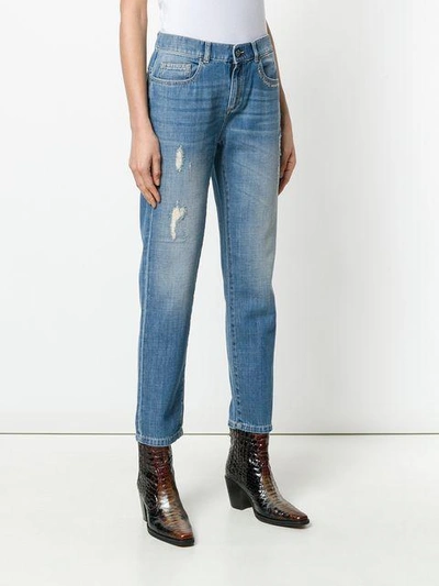 Shop Ash Tapered Jeans In Blue