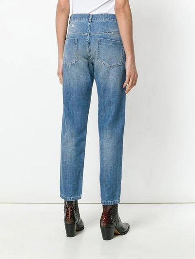 Shop Ash Tapered Jeans In Blue