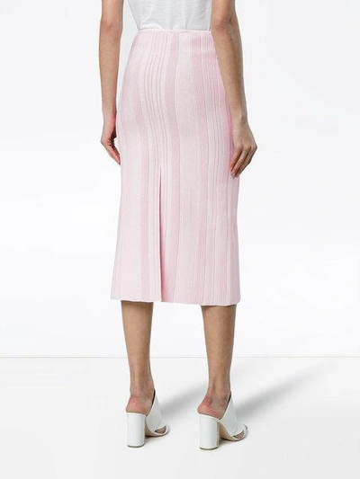 Shop Proenza Schouler Compact Knit Pencil Skirt - Pink