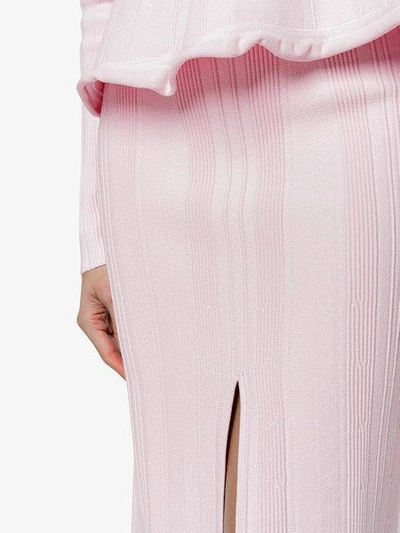 Shop Proenza Schouler Compact Knit Pencil Skirt - Pink