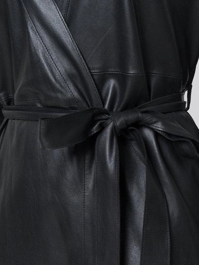 Shop Olsthoorn Vanderwilt Belted Midi Coat In Black