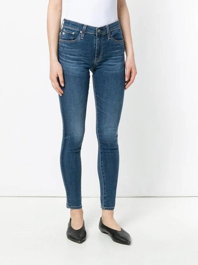 Shop Ag Jeans Farrah Skinny Jeans - Blue