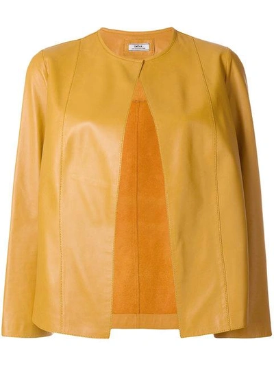 Shop Desa 1972 Round Neck Jacket - Yellow