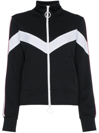 Shop Off-white Zip-up Track Jacket In Black