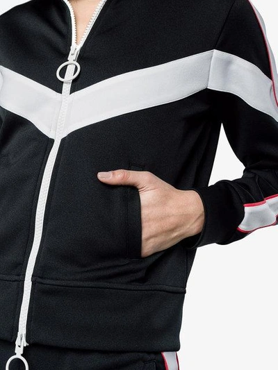 Shop Off-white Zip-up Track Jacket In Black