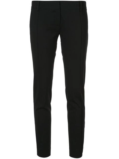 Shop Nili Lotan Skinny Tailored Trousers - Black