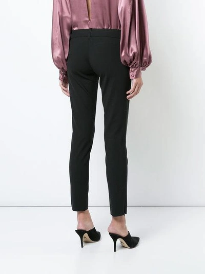 Shop Nili Lotan Skinny Tailored Trousers - Black