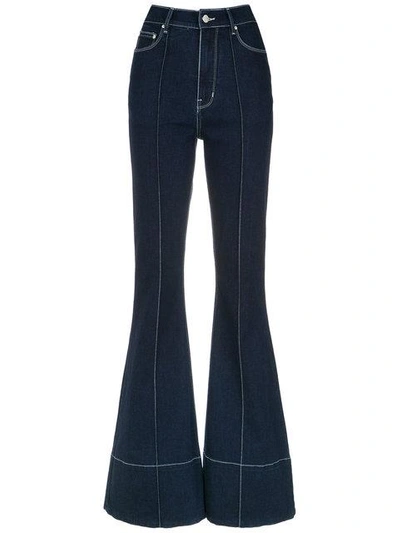 Shop Amapô Wide Leg Jeans - Unavailable In Azul