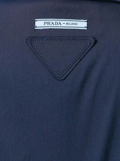Shop Prada Classic Blazer - Blue