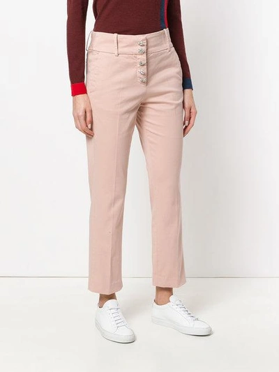 Shop Dondup Fairey Trousers In Pink