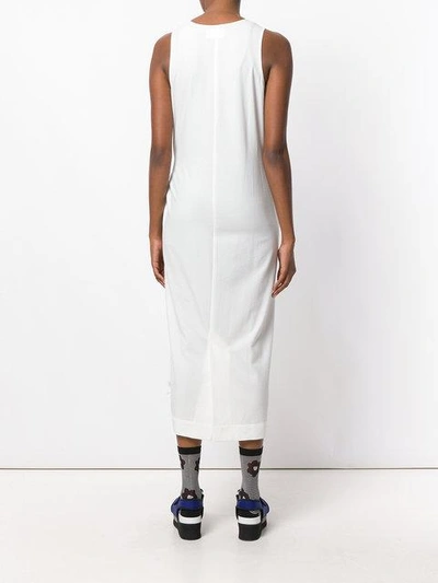 Shop Henrik Vibskov Kleid Mit Knopfleiste In White Texture