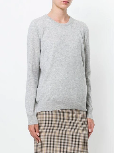 Shop N•peal Crew-neck Cashmere Jumper In Grey