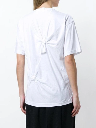 Shop Helmut Lang Knot In 100 White