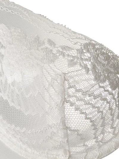 Shop La Perla Lapis Lace Underwire Bra In White