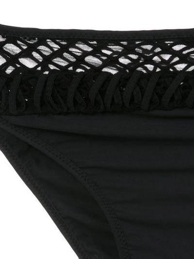 Amir Slama Macramé Bikini Set In Black