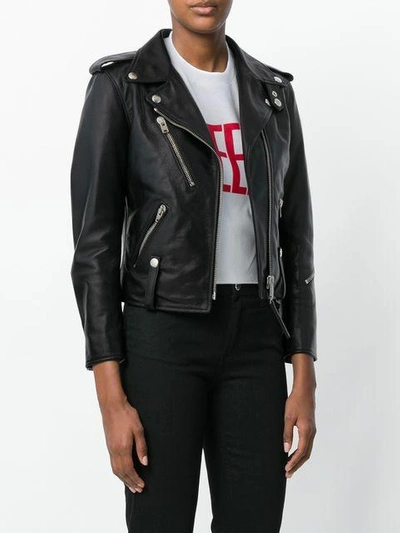 Shop Alyx Zipped Jacket In Black